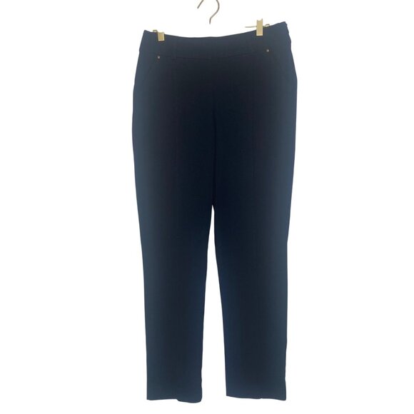 Sundance Dress Pants Womens Size 8 Black Stretch Straight-Leg Office Casual - Picture 1 of 14